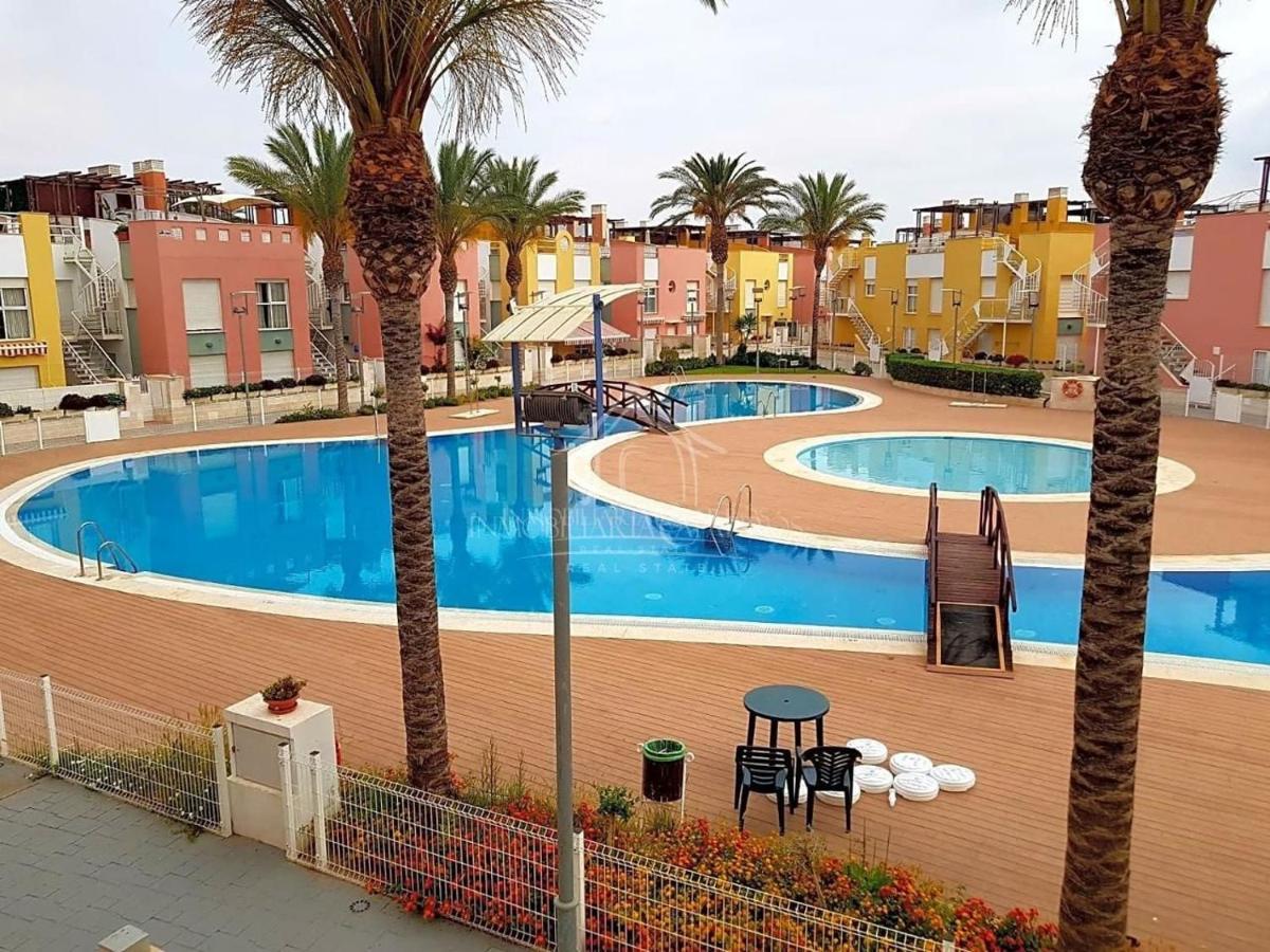 Vera - Playa Fantástico Apto 1-4 Huésped Piscina a 100 m Playa con Parking Terraza URB Laguna Beach Playas de Vera Extérieur photo